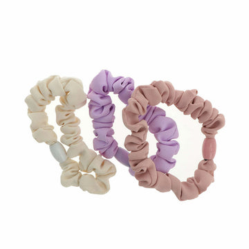 Hair ties Inca  Beige Pink Lilac (3 Pieces)