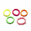 Hair ties Inca  Multicolour Stone (5 Pieces)