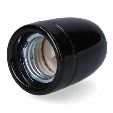 Lamp holder F-line Black 100 W E27 Vintage