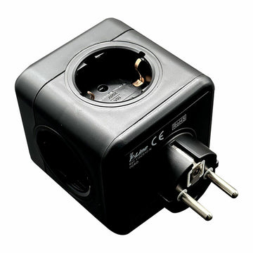 5-socket plugboard without power switch Fbright Black 3680 W