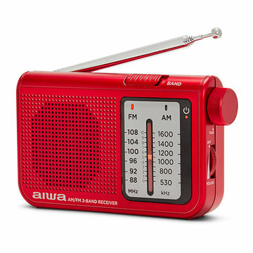 Transistor Radio Aiwa AM/FM Red