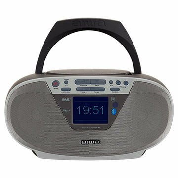 Radio CD MP3 Aiwa BBTU500DAB/SL Silver FM