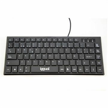 Keyboard iggual Slim TKL-USB Black