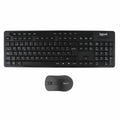 Keyboard and Mouse iggual IGG319277 Black Spanish Qwerty QWERTY