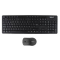 Keyboard and Mouse iggual IGG319277 Black Spanish Qwerty QWERTY