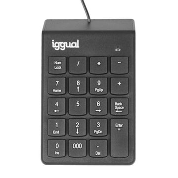 Keyboard iggual IGG319956 Black