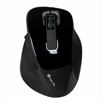 Optical Wireless Mouse NGS Black 1600 dpi (1 Unit)