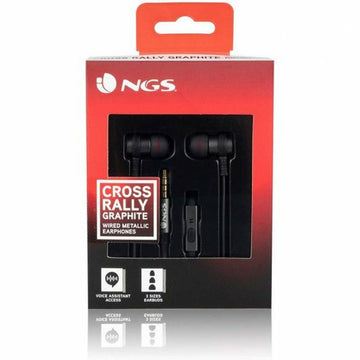 Headphones with Microphone NGS ELEC-HEADP-0293 Black