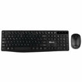 Keyboard and Wireless Mouse NGS NGSWIRELESSSETALLUREKIT Black