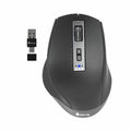 Mouse NGS BLUR-RB Black 3200 DPI Wireless