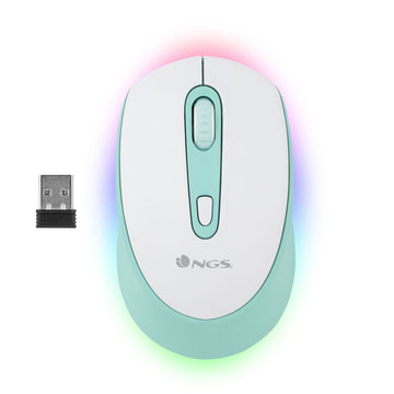 Mouse NGS SMOG-RB MINT Green 1600 dpi Wireless