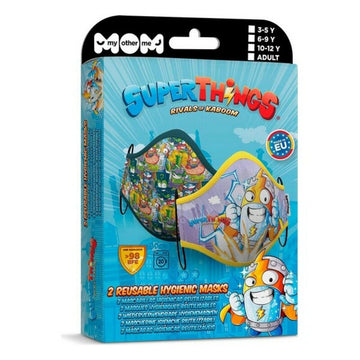 Hygienic Reusable Fabric Mask Super Zings Premium 10-12 Years