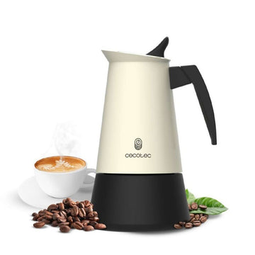Italian Coffee Pot Cecotec Piccolina 600 Beige 6 Cups 300 ml