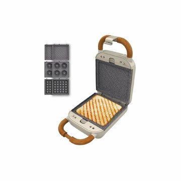 Sandwich Maker Cecotec Rock'nToast Retro One 600 W 700 W Beige