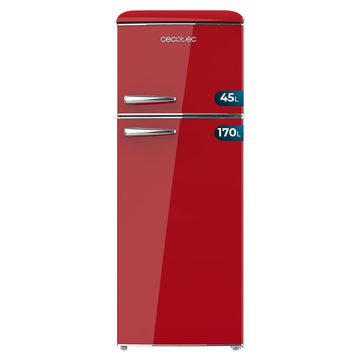 Cecotec retro fridge freezer 215 L red 2 doors Bolero CoolMarket 2D E