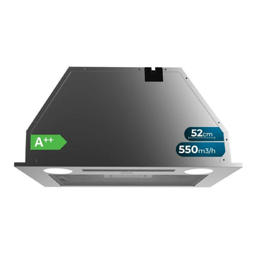 Conventional Hood Cecotec Bolero Flux IT 525500 Steel 550 m3/h