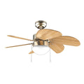 Ceiling Fan with Light Cecotec EnergySilence Aero 360 Golden Wood 50 W