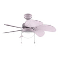 Ceiling Fan with Light Cecotec EnergySilence Aero 3600 Vision Full Lilac 50 W