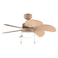 Ceiling Fan with Light Cecotec EnergySilence Aero 3600 Vision Full 50 W Orange