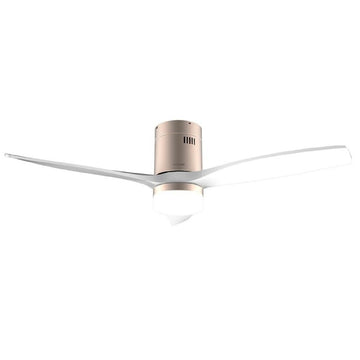 Ceiling Fan with Light Cecotec EnergySilence Aero 5600 Aqua White Brown Golden 18 W 40 W