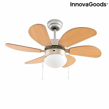 Ceiling Fan with Light InnovaGoods  Ø 75 cm 55W 55 W (Refurbished B)