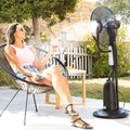 Nebuliser Pedestal Fan with Remote Control InnovaGoods Black 2,8 L 90 W (Refurbished C)