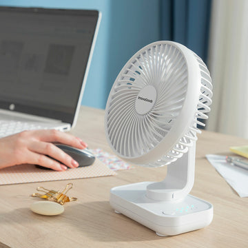 Rechargeable Desk Fan Fanrec InnovaGoods Ø5,4'' 3600 mAh / 13,3 W