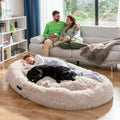 Human Dog Bed XXL InnovaGoods Beige