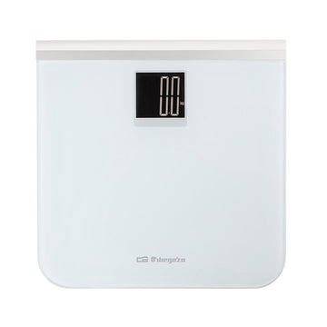 Digital Bathroom Scales Orbegozo PB2236 White Plastic 150 kg