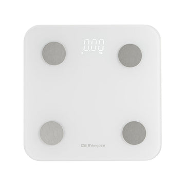 Digital Bathroom Scales Orbegozo PB3005 Black Tempered Glass 180 kg