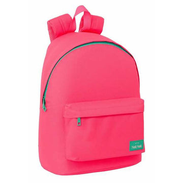 Laptop Backpack Nait Nait Pink 31 x 41 x 16 cm