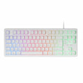 Keyboard Mars Gaming MK023 TKL FRGB White Spanish Qwerty QWERTY