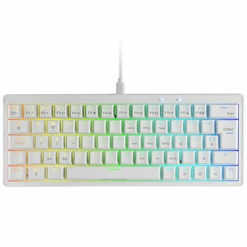 Gaming Keyboard Mars Gaming MKMINIPROWBES White Spanish Qwerty