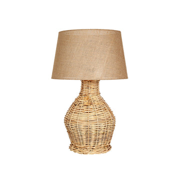 Desk lamp Romimex Natural Rattan 50 x 81 x 50 cm