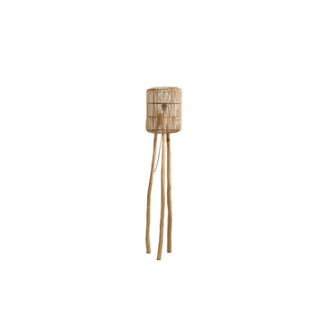 Floor Lamp Romimex Natural 30 x 160 x 30 cm