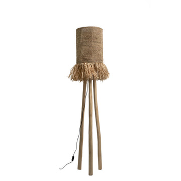 Floor Lamp Romimex Natural 30 x 160 x 30 cm