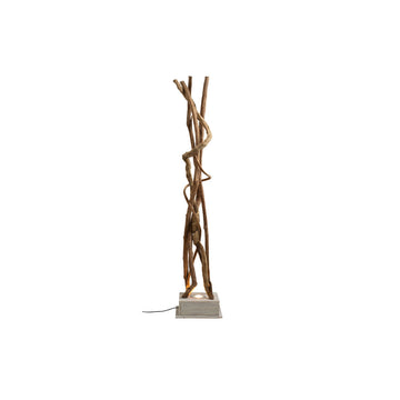 Floor Lamp Romimex Natural 30 x 180 x 30 cm