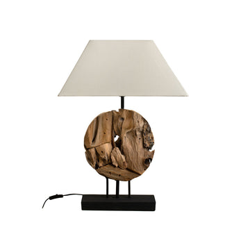 Desk lamp Romimex Natural Teak 30 x 45 x 15 cm