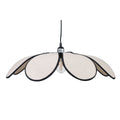 Ceiling Light Romimex Black Natural Bamboo Flower 53 x 15 x 53 cm