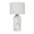 Desk lamp Romimex Beige Celeste Ceramic 25 x 46 x 25 cm