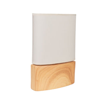 Desk lamp Romimex Beige Ceramic 21 x 31 x 8 cm