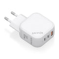 Wall Charger Aisens ASCH-65W3P026-W White Multicolour 65 W (1 Unit)