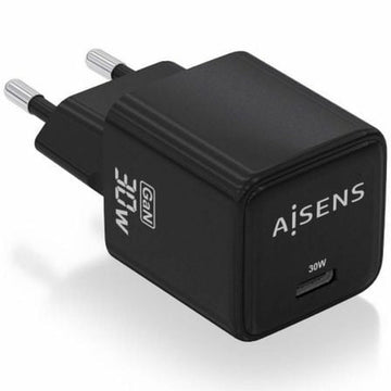 Wall Charger Aisens ASCH-30W1P036-BK Black Multicolour 33 W (1 Unit)