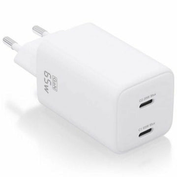 Wall Charger Aisens ASCH-65W2P039-W White 65 W