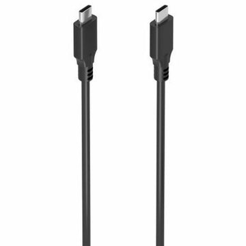 USB-C to USB-C Cable Aisens A107-0874 Black