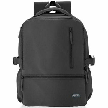 Laptop Backpack Aisens ASBG-BP086-BK Black