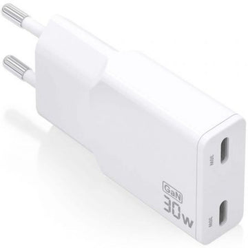 Wall Charger Aisens AISENS ASCH-30W2P048-W White 30 W