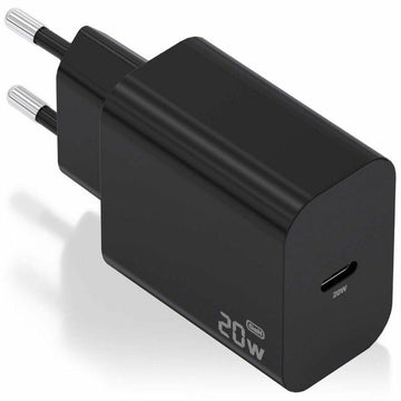Wall Charger Aisens A110-0939 Black 20 W 50 W
