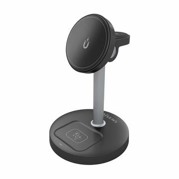 Cordless Charger Aisens ASCH-15W3WC066-BK Black 15 W 50 W