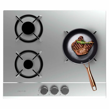 Gas Hob Cecotec Bolero Squad G 3200S Inox 6250 W 58 x 50 cm